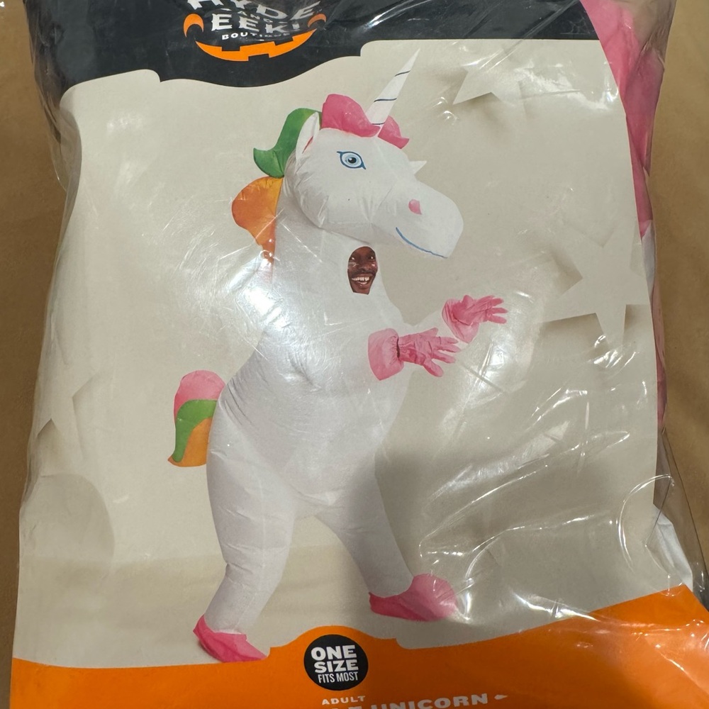 Inflatable Unicorn Costume